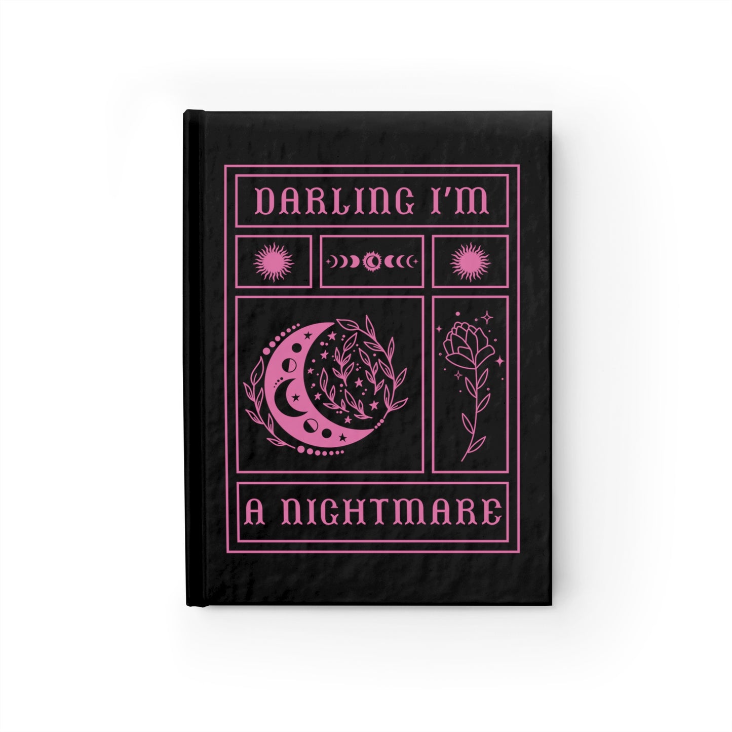 Darling I'm a Nightmare Hardcover Journal Matte