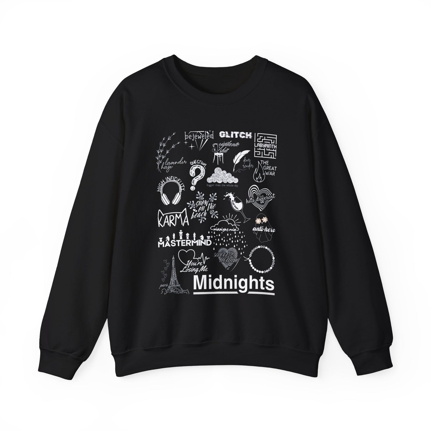 Midnights Collage Crewneck Sweatshirt
