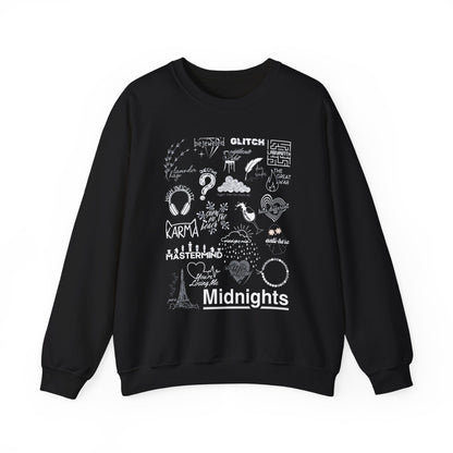 Midnights Collage Crewneck Sweatshirt