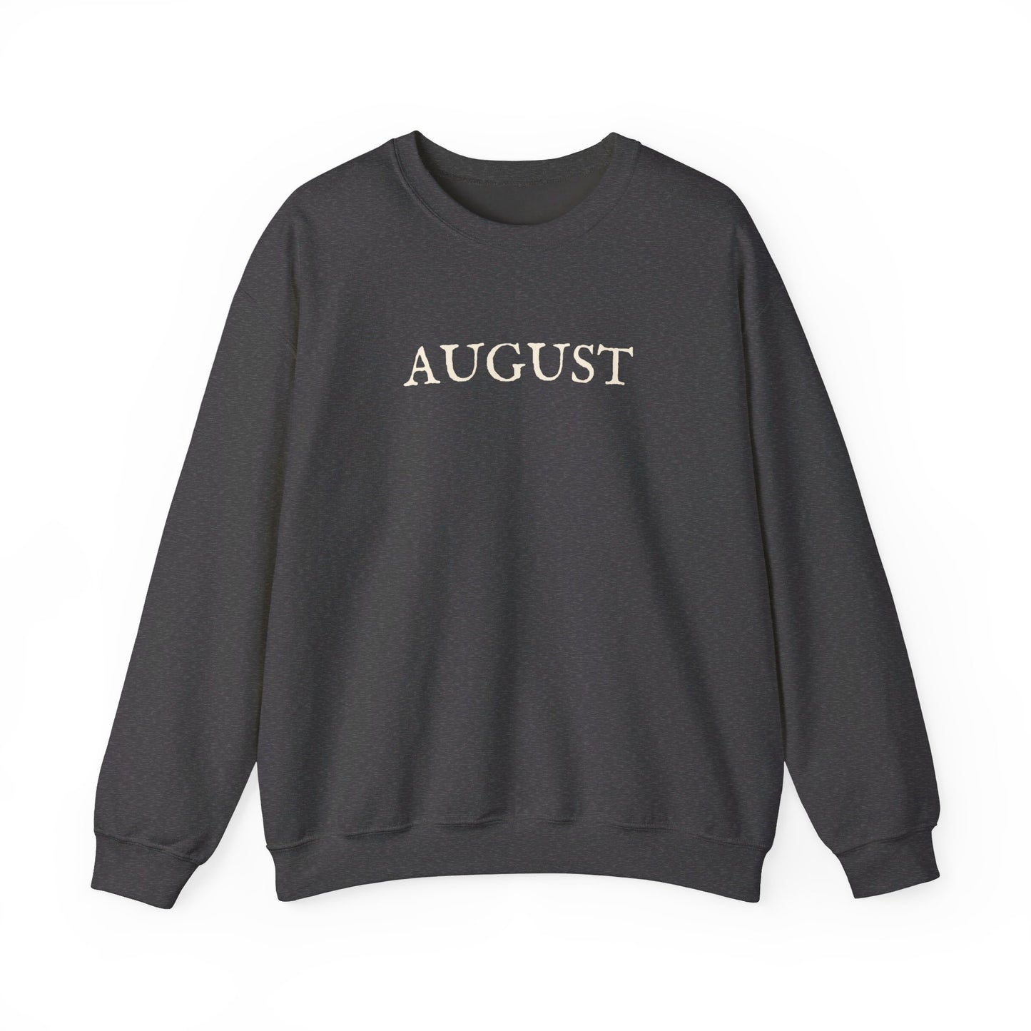 August Lyrics Crewneck Sweatshirt