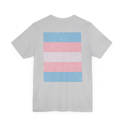 You Ain't Gotta Pray For Me (trans flag on back) Tshirt