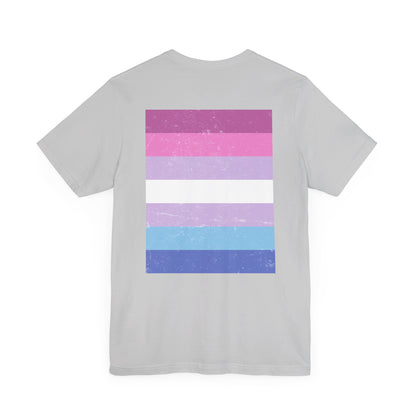 You Ain't Gotta Pray For Me (bi-gender flag on back) Tshirt