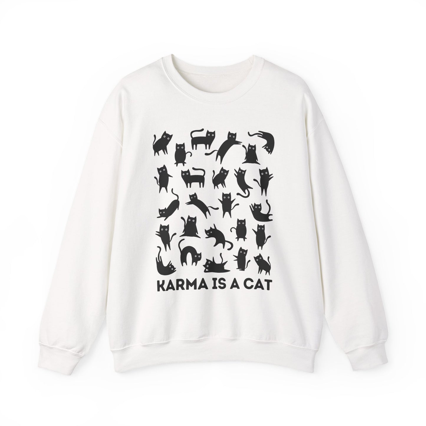Karma is a Cat Crewneck Sweatshirt