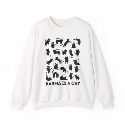 Karma is a Cat Crewneck Sweatshirt