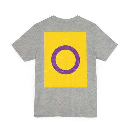 You Ain't Gotta Pray For Me (intersex flag on back) Tshirt