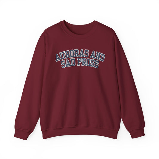 Auroras and Sad Prose Crewneck Sweatshirt