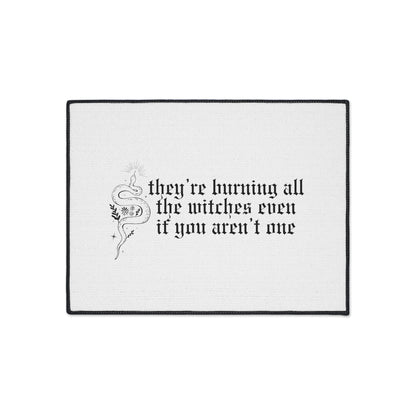 Burning All The Witches Heavy Duty Floor Mat