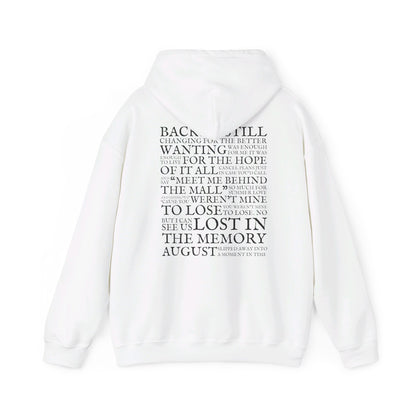 August Lyrics Hoodie