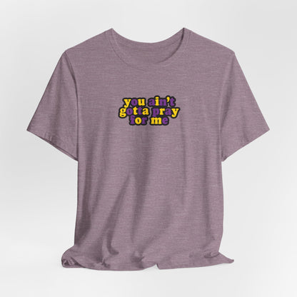 You Ain't Gotta Pray For Me (intersex flag on back) Tshirt