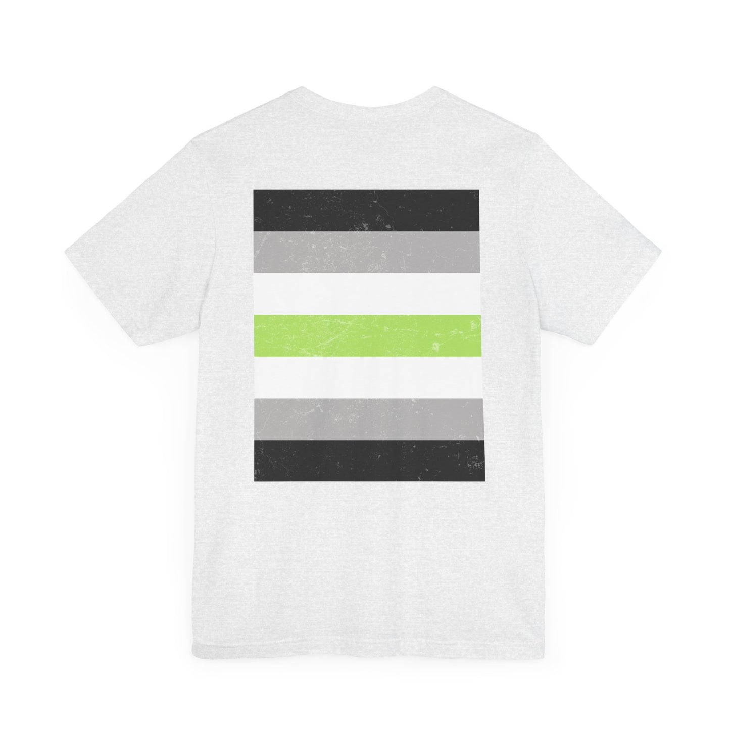 You Ain't Gotta Pray For Me (agender flag on back) Tshirt