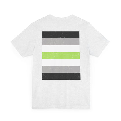 You Ain't Gotta Pray For Me (agender flag on back) Tshirt
