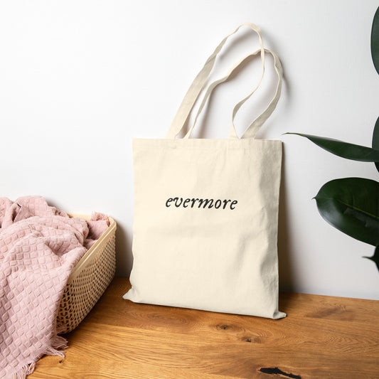 Evermore Cotton Canvas Tote Bag