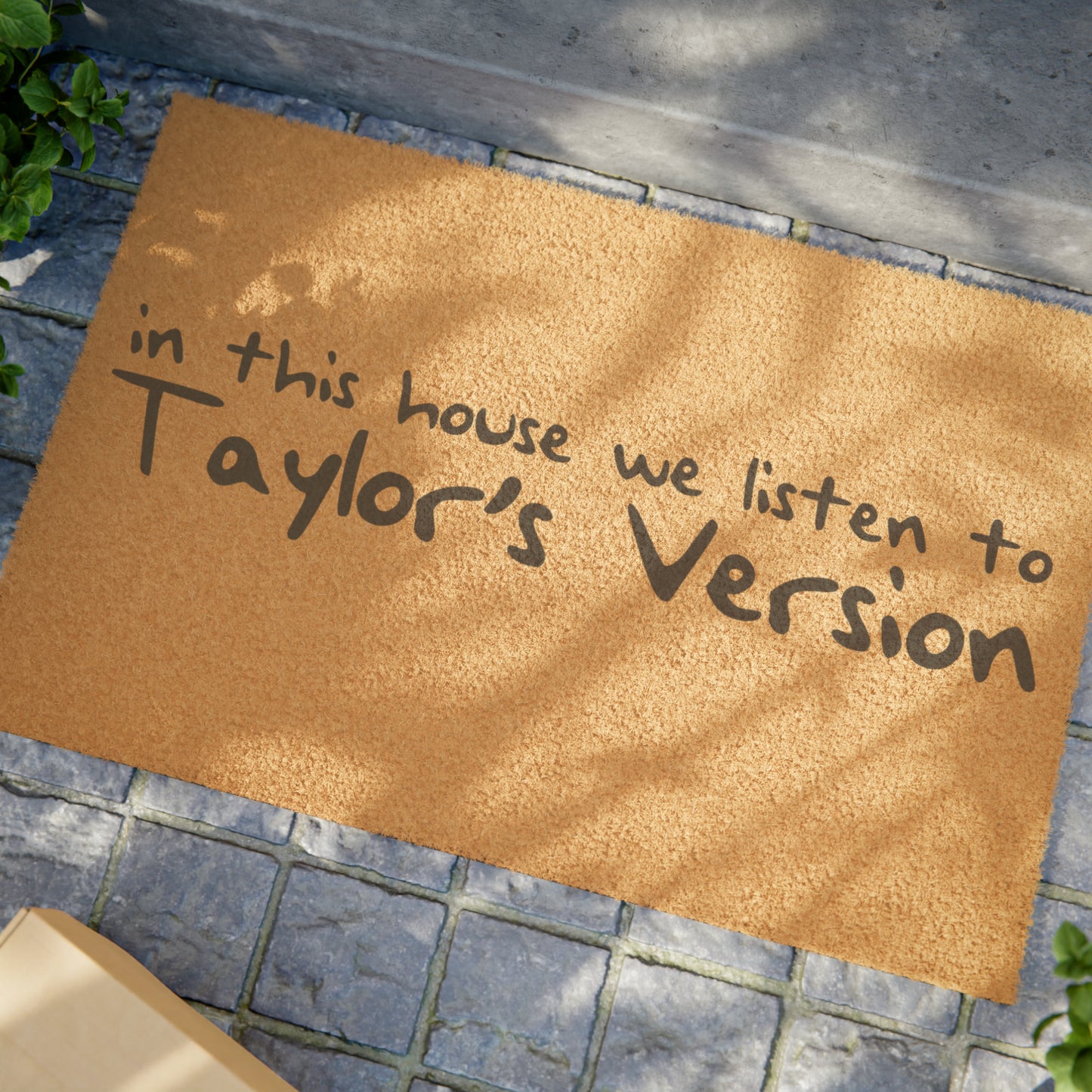 In This House We Listen To Taylor's Version Doormat