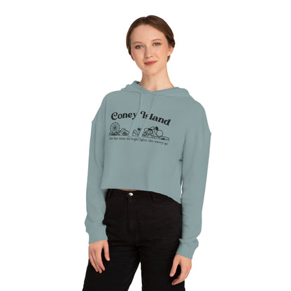 Coney Island Cropped Hoodie