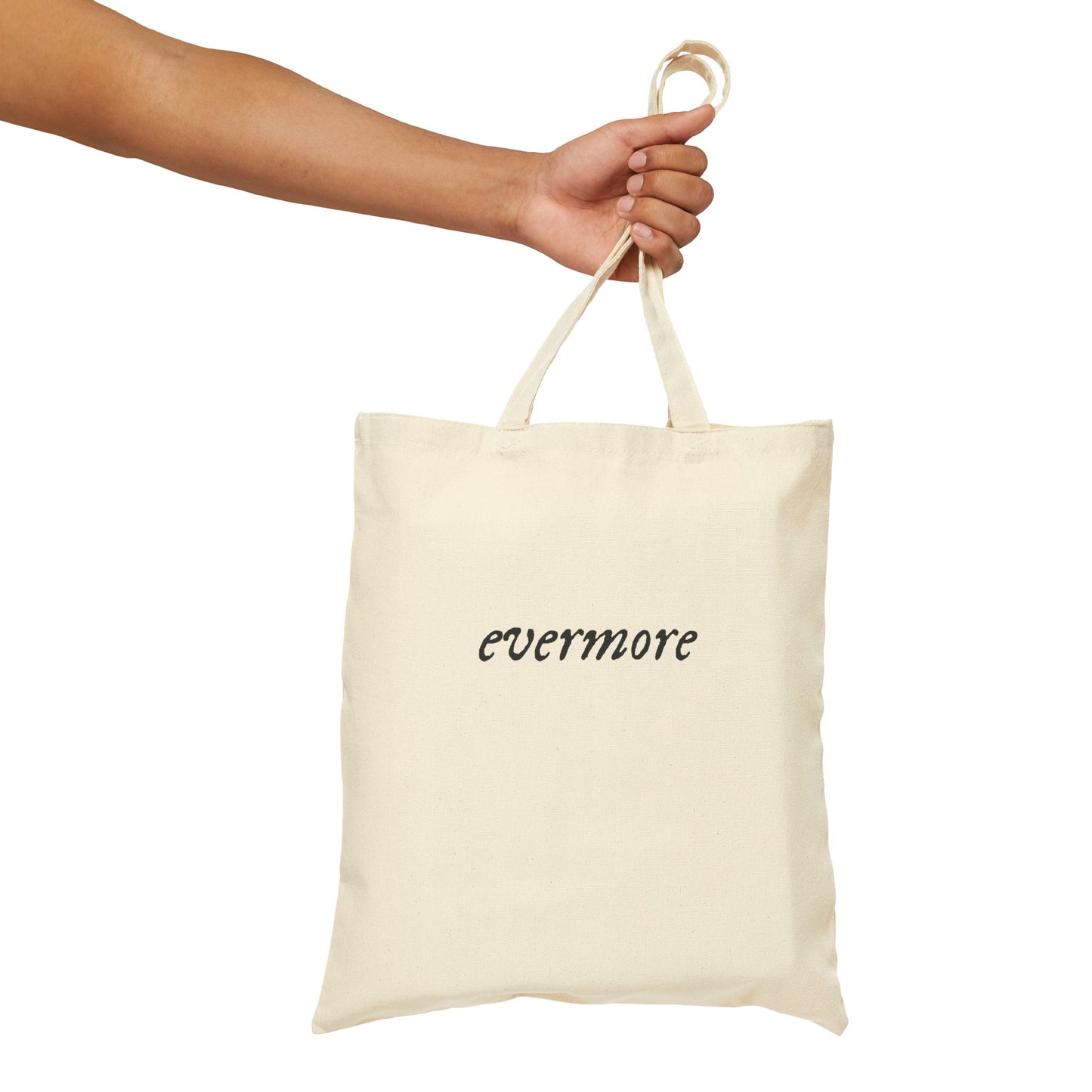 Evermore Cotton Canvas Tote Bag