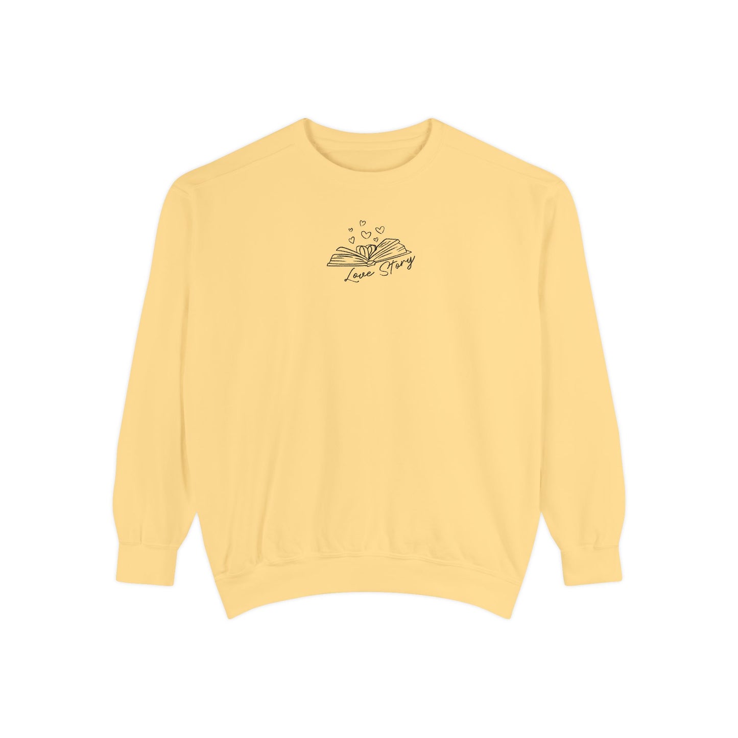 Love Story Comfort Colors Crewneck Sweatshirt