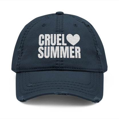 Cruel Summer Distressed Embroidered Dad Hat