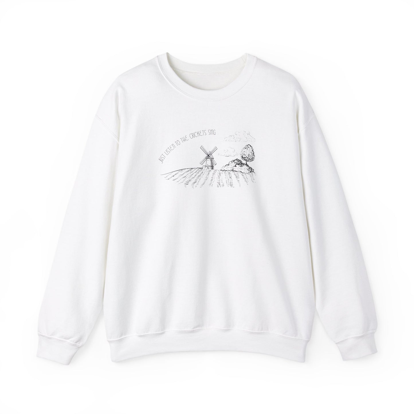 Just Listen To The Crickets Sing Crewneck Sweatshirt