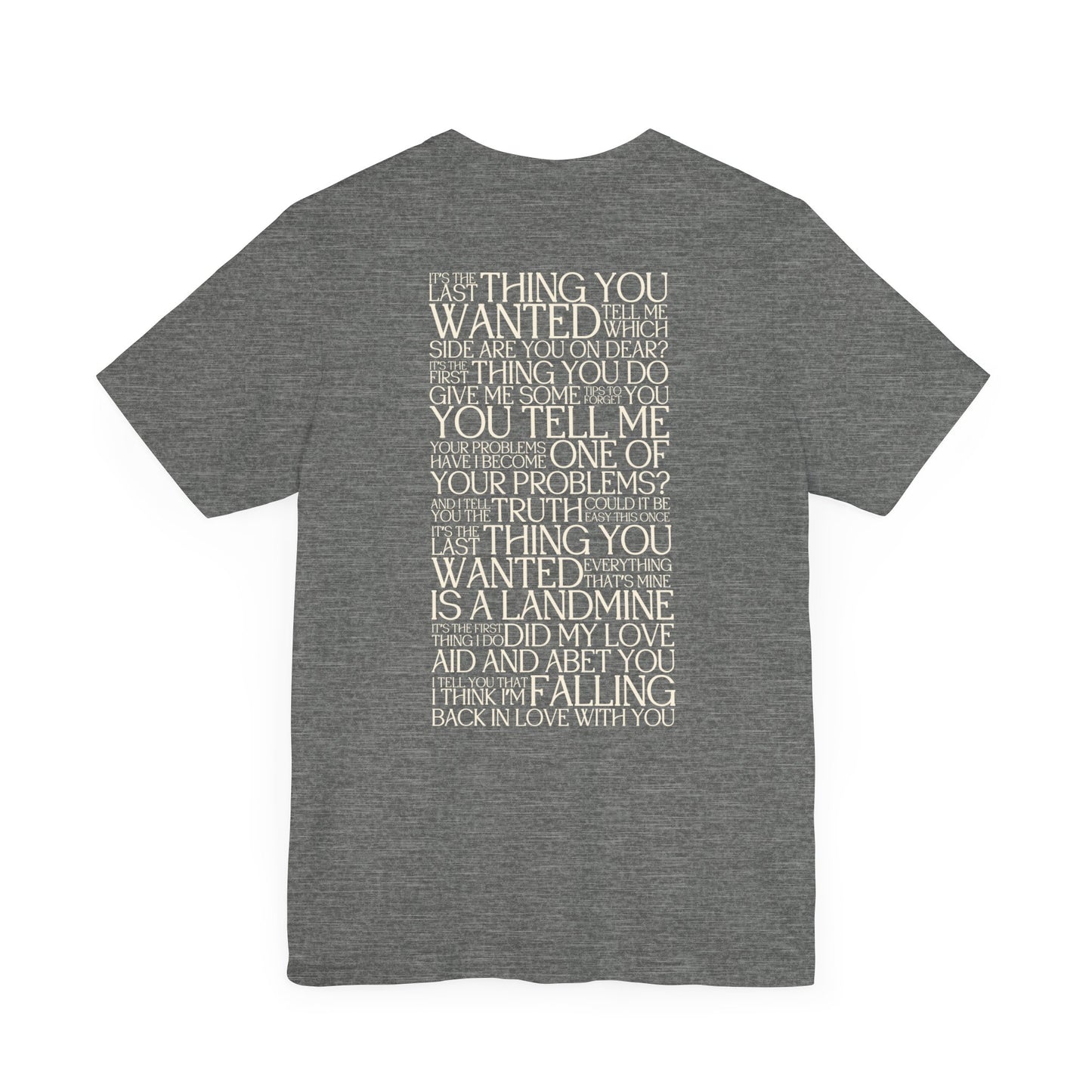 The Alcott Lyrics Tshirt