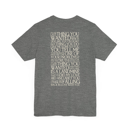 The Alcott Lyrics Tshirt