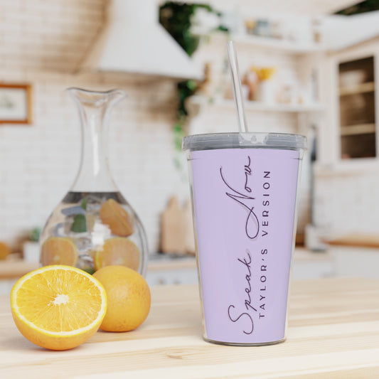 Speak Now TV Plastic Tumbler with Straw