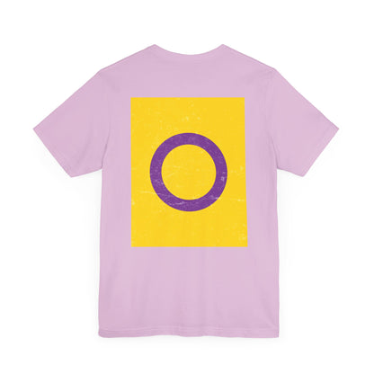 You Ain't Gotta Pray For Me (intersex flag on back) Tshirt