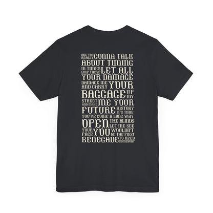 Renegade Lyrics tshirt