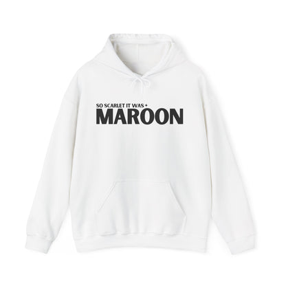 Maroon Lyrics Hoodie (clean lyrics)