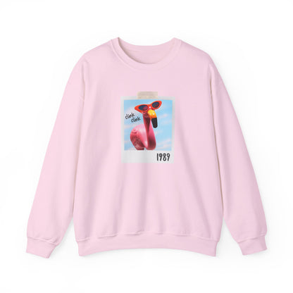 Flamingo Pink Crewneck Sweatshirt