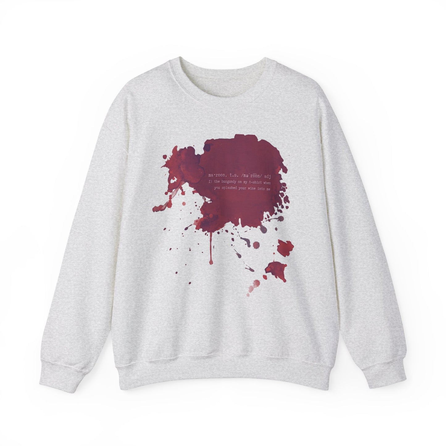 Maroon Crewneck Sweatshirt