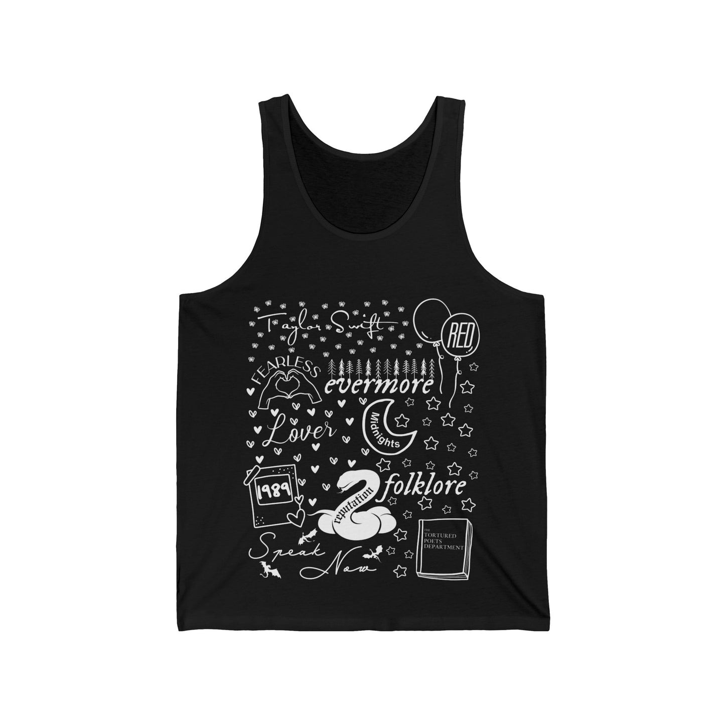 Eras Albums Collage Jersey Tank