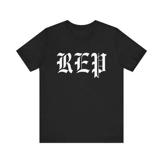 Rep (if a man talks shit on back) Tshirt