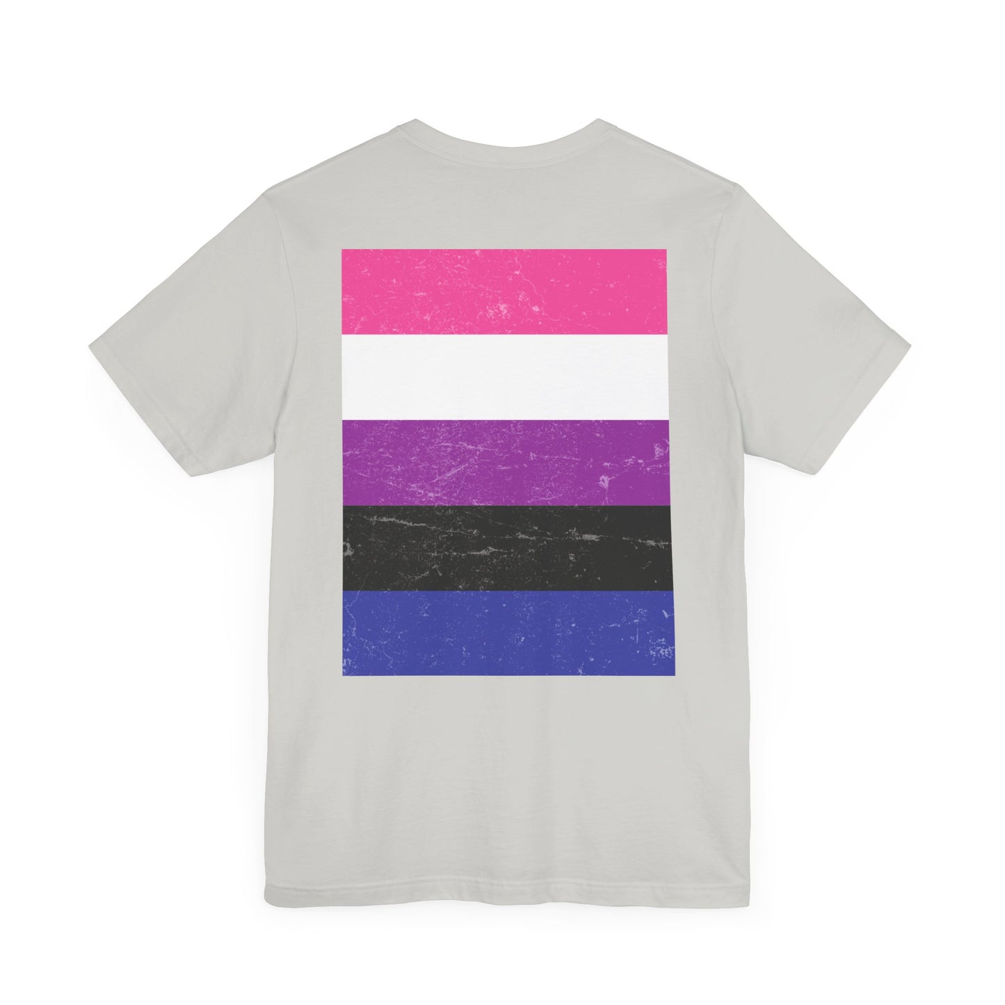 You Ain't Gotta Pray For Me (genderfluid flag on back) Tshirt