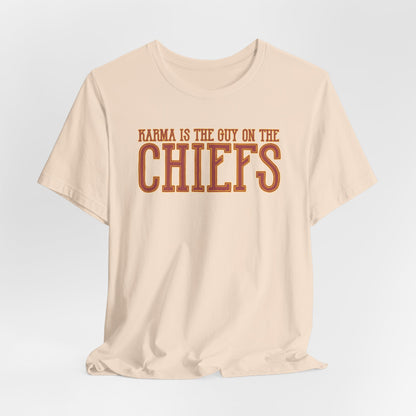 Karma is the Guy on the Chiefs Tshirt