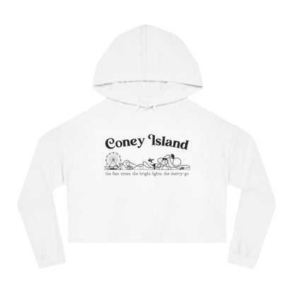 Coney Island Cropped Hoodie