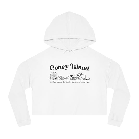 Coney Island Cropped Hoodie