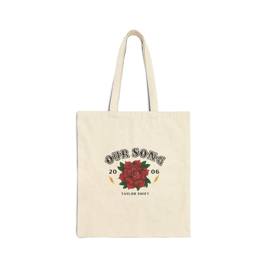 Our Song Cotton Canvas Tote Bag