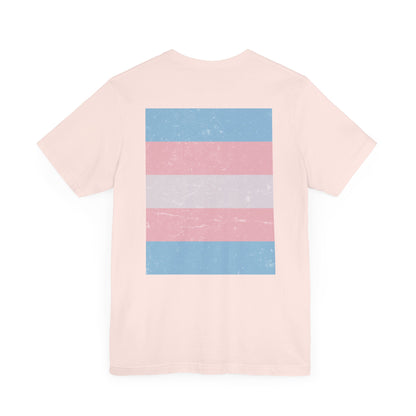 You Ain't Gotta Pray For Me (trans flag on back) Tshirt