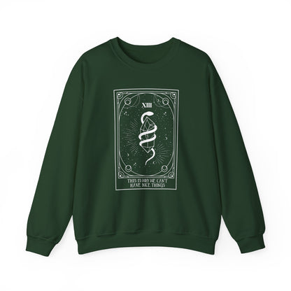 Tarot Crewneck Sweatshirt - This is Why We Can't Have Nice Things