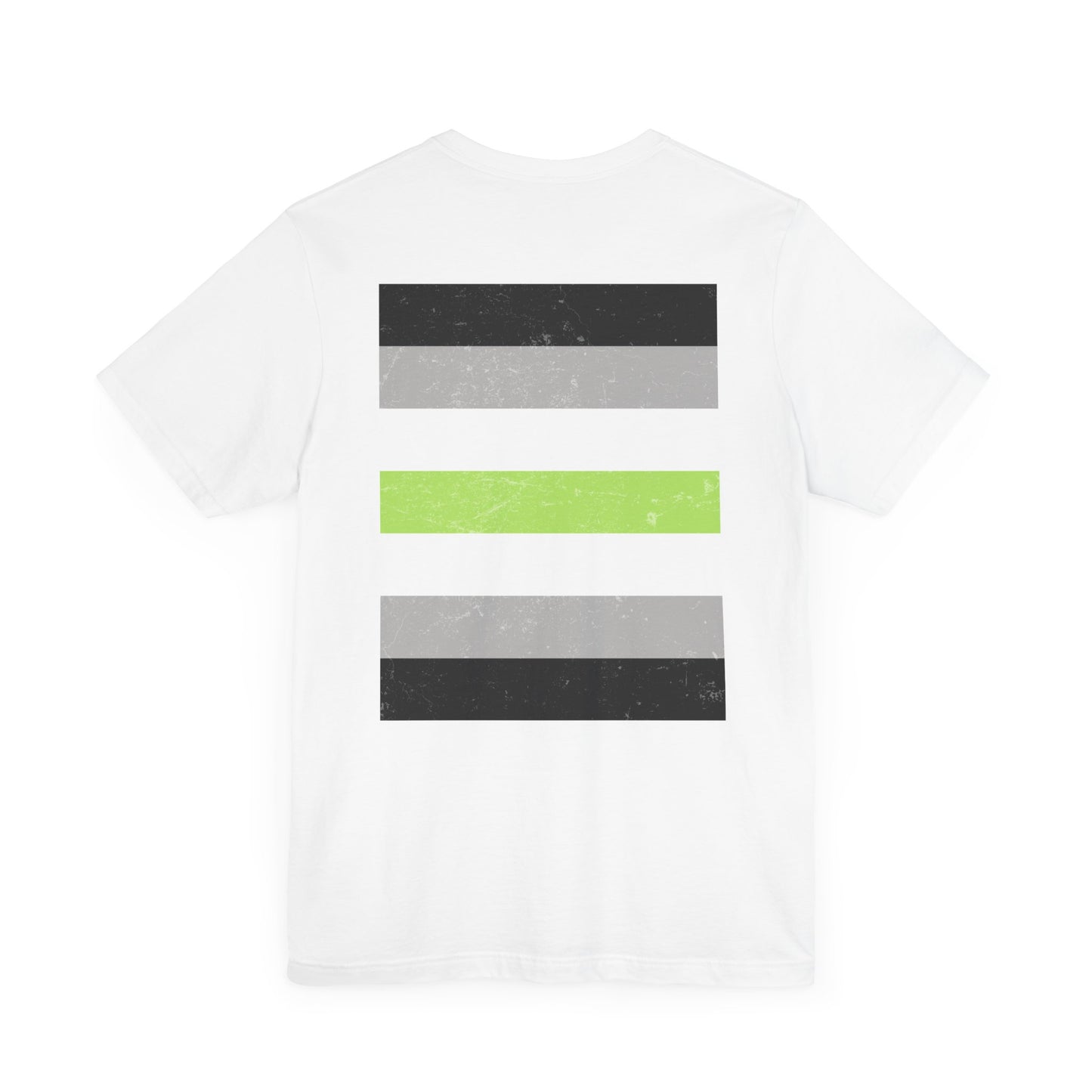You Ain't Gotta Pray For Me (agender flag on back) Tshirt