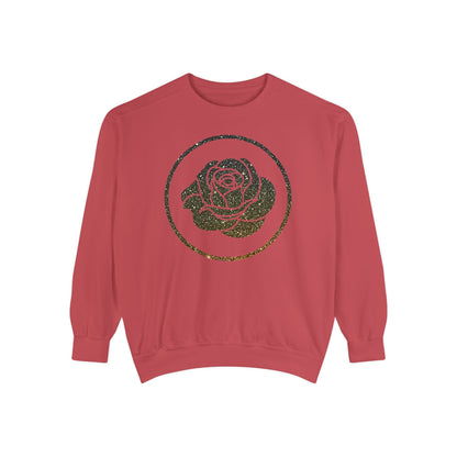 Rose Blush Studio Sparkle Logo Comfort Colors Crewneck Sweater