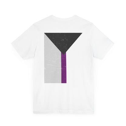 You Ain't Gotta Pray For Me (demisexual flag on back) Tshirt