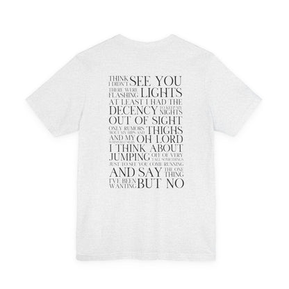 Is It Over Now? Lyrics Tshirt
