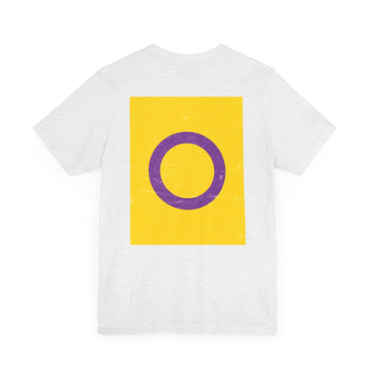 You Ain't Gotta Pray For Me (intersex flag on back) Tshirt