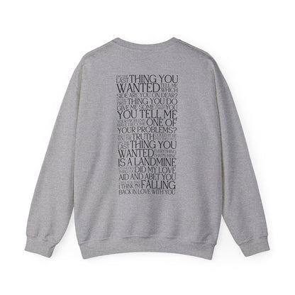 The Alcott Lyrics Crewneck Sweatshirt