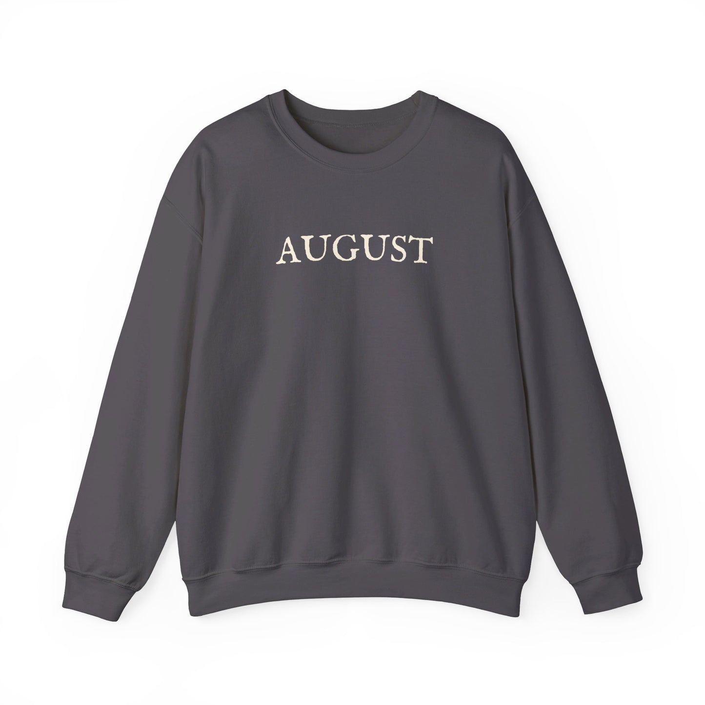 August Lyrics Crewneck Sweatshirt