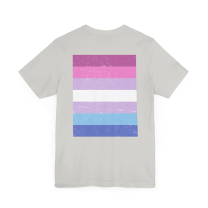 You Ain't Gotta Pray For Me (bi-gender flag on back) Tshirt