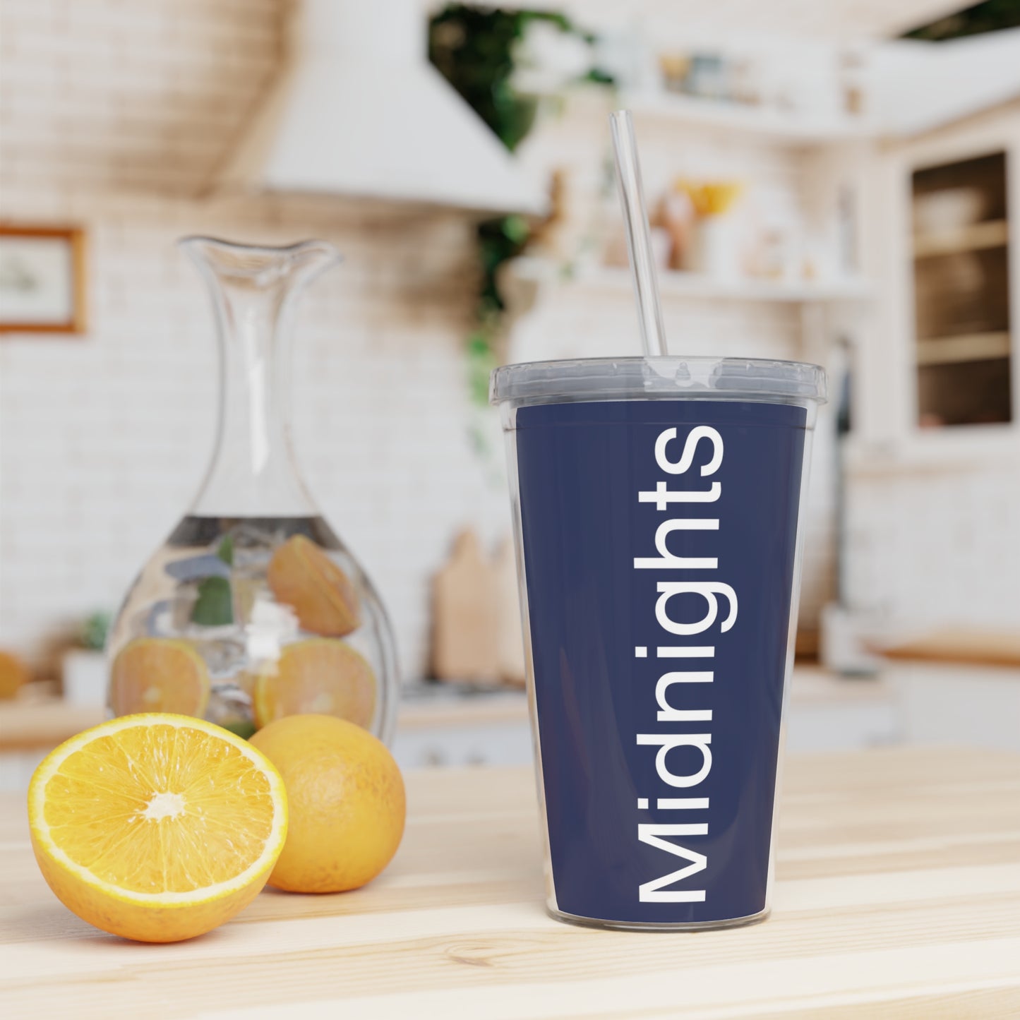 Midnights Plastic Tumbler with Straw