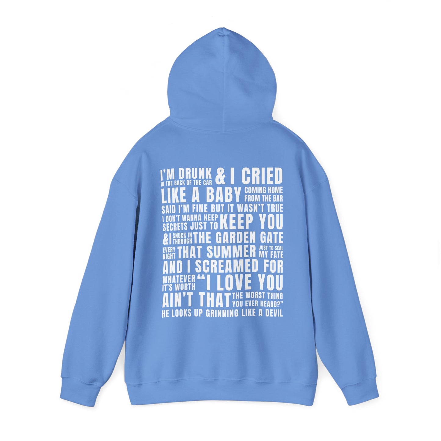 Cruel Summer (lyrics on back) Hoodie