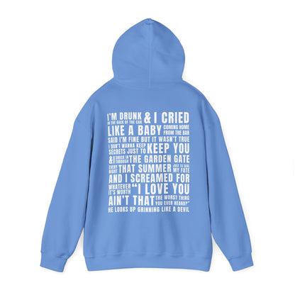 Cruel Summer (lyrics on back) Hoodie